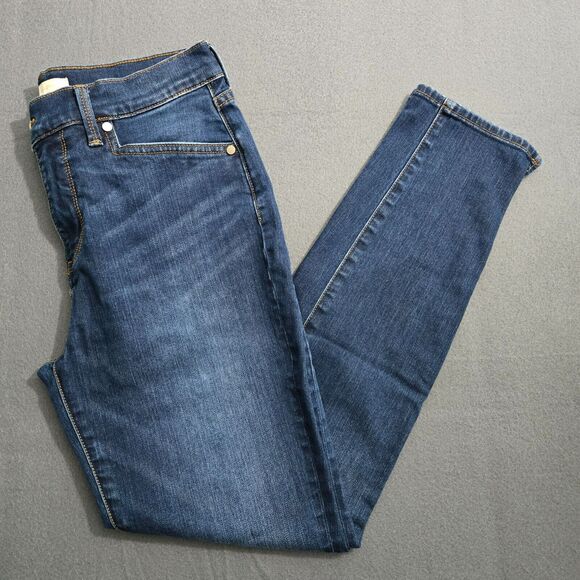 BCBGMAXAZRIA Women 29 Mid Rise Split Hem Skinny Jeans - Picture 1 of 15